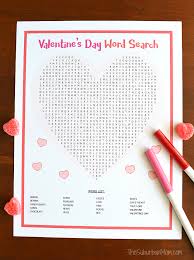 Kids will have fun trying to complete this valentine's day word search puzzle. Valentine S Day Word Search Puzzle Free Printable The Suburban Mom