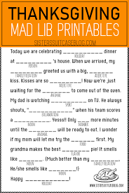 (although always more fun to play with family and friends, they can be done solo too.) with the ever growing in popularity game of minecraft, we thought our young readers would. Thanksgiving Mad Libs Printable My Sister S Suitcase Packed With Creativity