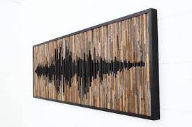 Soundwave Wood Sculpture Abstract Sound Wave Wall Art Reclaimed Wood Wall Art Large Wood Wall Art Wood Wall Sculpture Wood Soundwave Reclaimed Wood Wall Art Wood Wall Art Large Wood Wall