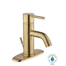 From large, open master baths to minimalist powder rooms, align faucets and accessories bring a refreshed modern look to your home with simple lines and Glacier Bay Modern 4 Inch Single Handle Matte Gold Faucet The Home Depot Canada