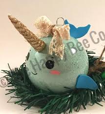 Personalized Narwhal Ornament Animal Ornament Personalized Etsy In 2021 Christmas Ornaments Homemade Christmas Ornament Crafts Diy Christmas Ornaments