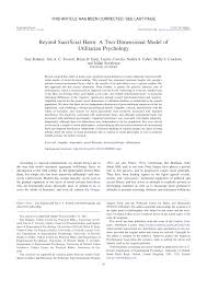 Pdf Beyond Sacrificial Harm A Two Dimensional Model Of Utilitarian Psychology