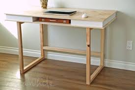 Build A Modern 2x2 Desk Base For Build Your Own Study Desk Plans Free And Easy Diy Project And Furniture Plans Diy Desk Plans Diy Desk Desk Plans