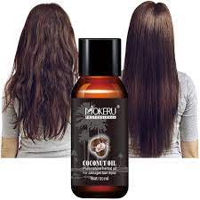 You may use other products in conjunction with the coconut oil, but it can also work to reduce frizz and add shine to your hair on its own. Mokeru 30ml Organic New Virgin Coconut Oil For Hair Repairing Damaged Hair Growth Treatment Prevent Hair Loss Products Woman Hair Scalp Treatments Aliexpress