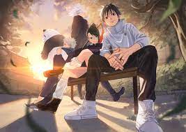 kurai munio :: Anime :: фэндомы :: Gojou Satoru :: Jujutsu Kaisen :: Anime  Artist :: artist :: Okkotsu Yuta :: Zenin Maki - JoyReactor