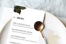 You must go for this menu template if elegance is what you are mainly looking for. Printable Dinner Party Menu Template Design Create Cultivate