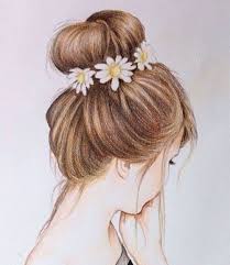 Sketch Of A Girl Google Search Girl Hair Drawing Girls With Flowers Art Girl Download the perfect hair pictures. girl hair drawing