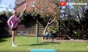 She is the current british record holder in the event indoors and outdoors, with clearances of 4.87 metres (2012 indoors) and 4.90 metres (2021 outdoors). Holly Bradshaw Gives Her Lockdown Workout Some Beans Aw