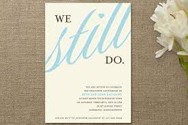 We Still Do Anniversary Party Invitations Cards Minted Wedding Renewal Vows Vow Renewal Invitations Anniversary Party Invitations