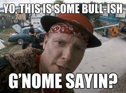 yo, this is some bull-ish G'nome sayin? - J-Roc - quickmeme