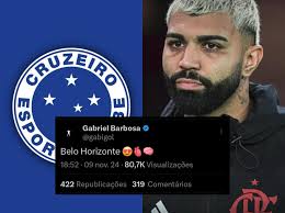 ⚠️⚠️⚠️CARA? MINUTOS após o gol do Cruzeiro, Gabigol me mandou essa aqui na  sua rede social. Ele que hoje foi dito que será procurado pelo Cruzeiro  após a final da Copa do