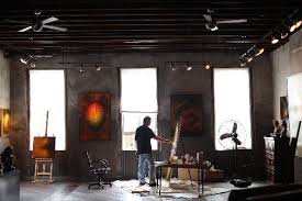 Old Factories And Other Industrial Buildings Offer High Ceilings Large Windows And Pet Rats Large Canvas Art Bedroom Art Studio Apartment Decorating Black