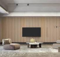 Panneaux acoustiques en bois Akupanel personnalisés en noyer ...