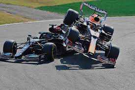 Hamilton had been pressing the red bulls before the pack was recalled to the pitlane, and with verstappen out of the contest, he set his eyes on a race win, which would have returned him to the top of the drivers' leaderboard. X8jdfon1uiykhm