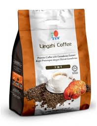 Means of sharing experience of drinking coffee. Lingzhi Coffee Coffee With Cream 3 In 1