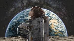The great collection of gif hd wallpaper 1920x1080 for desktop, laptop and mobiles. Astronaut Space Screensaver Anime Wallpapers Wallpaper Cave
