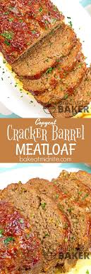 This Meatloaf Is One Of Cracker Barrel S Most Beloved Recipes Diy Food Recipes Restaurant Recipes Beef Recipes