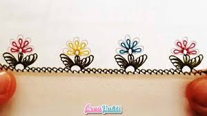 Citi Piti Muhtesem Golgeli Cicek Igne Oyasi Yapilisi Orguvakti Boncuk Baby Knitting Patterns Boncuk Nakis Desenleri