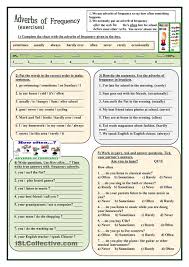 Grade 2 adverb of frequency examples. Adverbs Of Frequency Exercises Adverbs English Teaching Materials English Grammar
