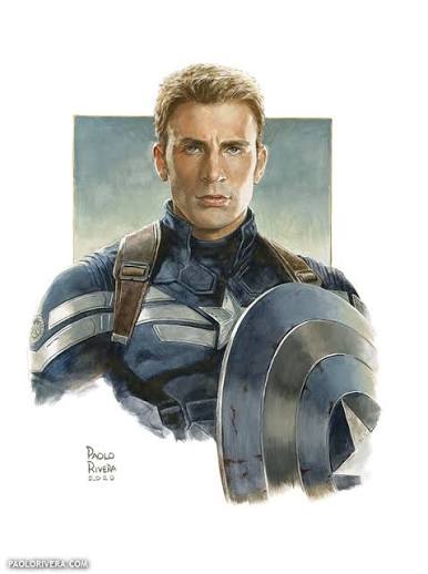 Captain America (Winter Soldier) | PAOLO RIVERA / COMIC ART
