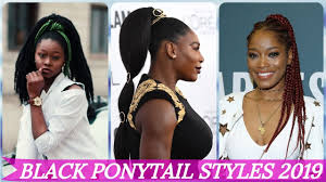 Ponytail hairstyle ideas for black women. 20 Hottest Ideas For Cute Ponytail Hairstyles For Black Hair 2019 Youtube