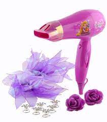 Disney Princess Rapunzel Style Kit Hair Dryer Little Girl Real Hairdryer Disney Disney Princess Rapunzel Style Kit Hair Dryer Gift Set