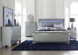 Also, the bedroom set completely changes the outlook of your home for the better. Lacks Allura Silver 4 Pc Queen Bedroom Set