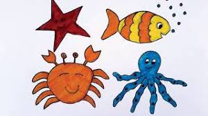 Dihalaman ini anda akan melihat pola gambar hewan laut yang apik! Cara Menggambar Dan Mewarnai Binatang Laut Menggunakan Pensil Dan Spidol Youtube