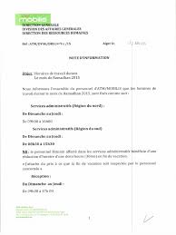 Pour rédiger cette note de service, il convient de rappeler les dispositions de la convention collective et du règlement intérieur sur lesquelles vous vous appuyez pour établir son contenu. 10 84 Note D Information Horaire De Travail Ramadan Pdf