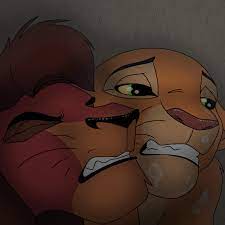 bodily fluids cati art tv catiarttv (artist) cum cum on face  disney duo felid female feral genital fluids kiara kovu lion male mammal  pantherine sex straight the lion king 