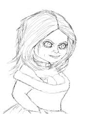 Download and print these chucky coloring pages for free. Tiffany Valentine Outline By Taboochildsplay On Deviantart