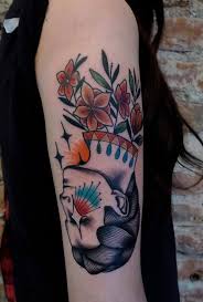 Examples of these tattoos include snakes, dragons, roses, and koi fish, especially since the koi fish is supposed to swim upstream, and a rose will ramble, so that makes sense too. Flowers Tattoos Askideas Com