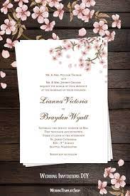 Cherry Blossom Wedding Invitation Pink Cherry Blossom Wedding Invitations Cherry Blossom Wedding Pink Wedding Invitations