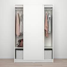 In case you choose pax series you will create your own unique wardrobe making your personal combination. Kleppstad Wardrobe With Sliding Doors White 117x176 Cm Ikea