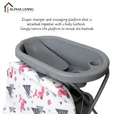 The baby factory stocks a huge range of baby products and accessories online to fit every budget, including cots, bassinettes. Baby Diaper Changing Platform With Baby Tub Changing Pad And A Bath Stand Bay0166 Shopee Malaysia