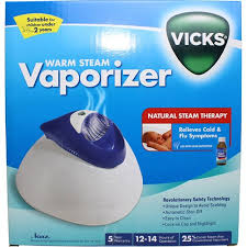 Vicks 1 gallon warm mist humidifier for temporary relief from cough. Vicks Warm Steam Vaporizer Each Life Pharmacy New Zealand
