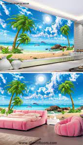 Beautiful Dream Seascape Coco Beach Landscape Wallpaper Idcwp Dz 000109 Landscape Wallpaper Beach Landscape Beach Wallpaper