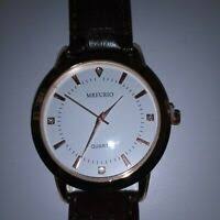 From it took a few years for the watch producers to produce quartz watches. New Mreurio Quartz Wrist Watch Rose Gold Diamonds Brown Genuine Leather W Box Ebay