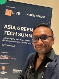 Good morning from Asia Green Tech Summit in Singapore!