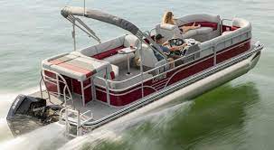 A pontoon boat is a flattish boat that relies on floats to remain buoyant. The Rules Of Proper Pontoon Boating The Lowe Down Blog