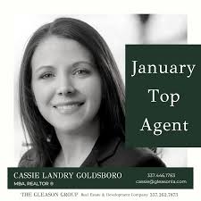 Our Top Agent for January 2020 is Cassie Landry Goldsboro! Congrats