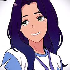 Lesbian Vivian Black in 'Owl Nights and Summer Skies' Webtoon