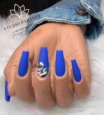 Sweet cotton candy nail colors and designs cotton candy. 50 Fabulous Blue Nail Designs The Glossychic