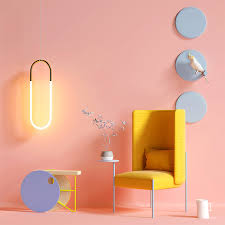 الحديثة مقاوم للماء بلون ورق الحائط ديكور المنزل موضة الفاكهة الأخضر الأزرق البرتقالي الوردي خلفية لفة كارتا دا باراتي خلفيات Aliexpress