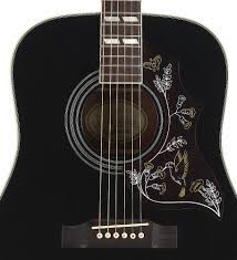 My Guitar A Black Epiphone Hummingbird Guitar Acoustic Epiphone