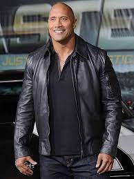 Dwayne Johnson Fast Movie Leather Jacket Rockstar Jacket Leather Jacket Leather Jacket Men Dwayne Johnson