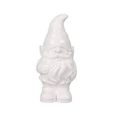 More images for how to make outdoor garden gnome » Better Homes Gardens White Garden Gnome Outdoor Resin Statuary 12 5 Walmart Com Walmart Com