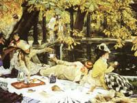 James Tissot - The gallery of Hms Calcutta
