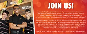 Universal job vacancies is the best site for those who are seeking new job in any place of nepal which helps in minimizing all the job problems. Burger King Careers