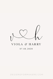 Wedding Logo Monogram Wedding Logo Design Couples Initials Logo Premade Logo Design Heart Logo Font With Heart Calligraphy Logo In 2020 Wedding Logo Monogram Wedding Logo Design Premade Logo Design